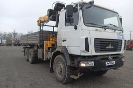 КМУ МАЗ 630226 (6х6) + SOOSAN SCS736LII б/у (2025 г.в., 4 234км. 00м.ч.) (0042)-новый, на гарантии