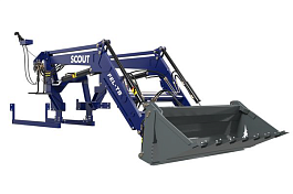 SCOUT FEL-TB Фронтальный погрузчик-еврорамка (челюстной ковш 0,4 м³ и джойстик в комплекте)