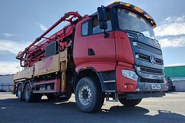 Автобетононасос Sany SY37 RZ-5 160, 6x4 б/у (2023 г., 30 026 км, 2 272 м/ч)(0106)